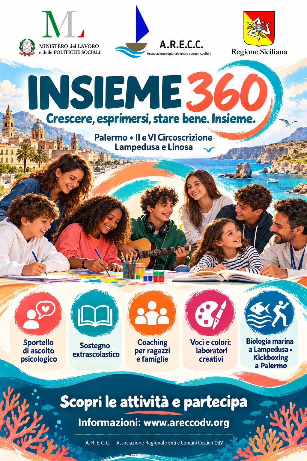 Insieme 360 – Crescere, esprimersi, stare bene. Insieme.
